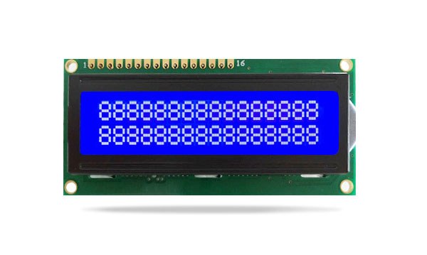 字符型液晶模塊JXD1602A-S STN蘭屏白光